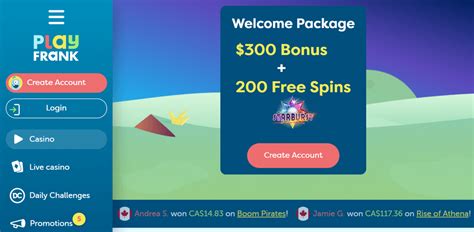 PlayFrank Casino Bonus Code .